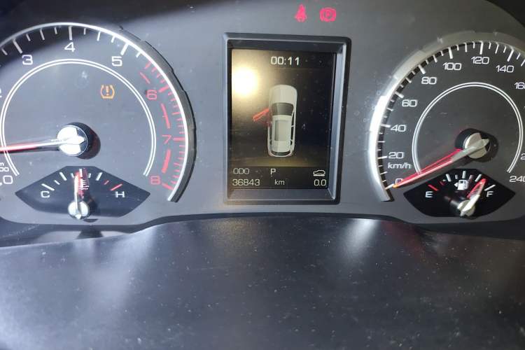 Used Haval H2s 2018 Blue Label 1.5T Dual-Clutch ZhiShang Model Odometer Close Up