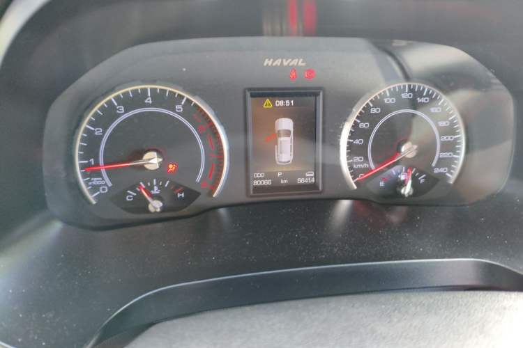 Used Haval H2s 2018 Blue Label 1.5T Dual-Clutch Fashion Edition Odometer Close Up