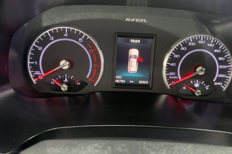 Used Haval H2s 2018 Red-Label 1.5T Dual-Clutch Luxury Model Odometer Close Up
