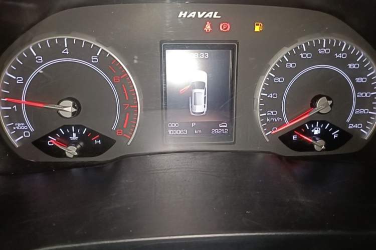 Used Haval H2s 2018 Red-Label 1.5T Dual-Clutch Comfort Model Instrument Cluster