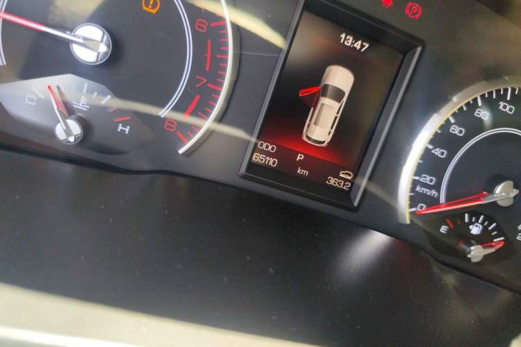 Used Haval H2s 2018 Blue Label 1.5T Dual-Clutch Elite Model Odometer Close Up