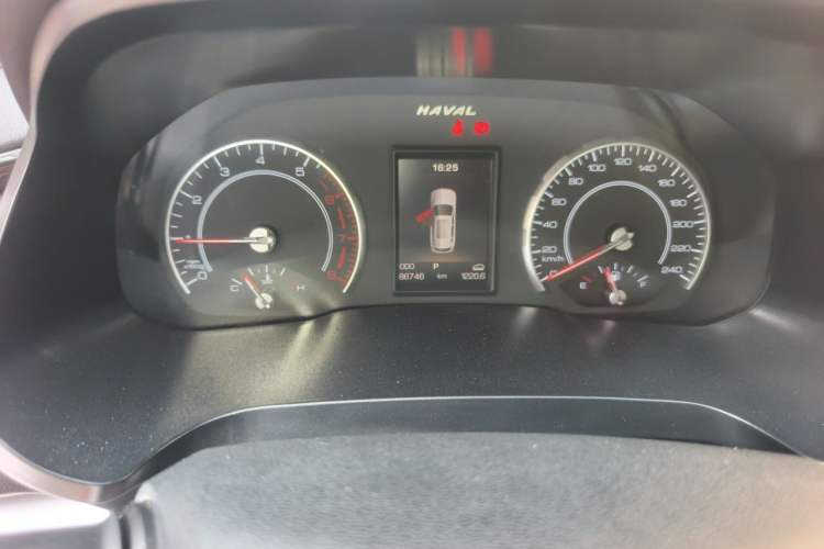 Used Haval H2s 2018 Blue Label 1.5T Dual-Clutch Luxury Model Odometer Close Up