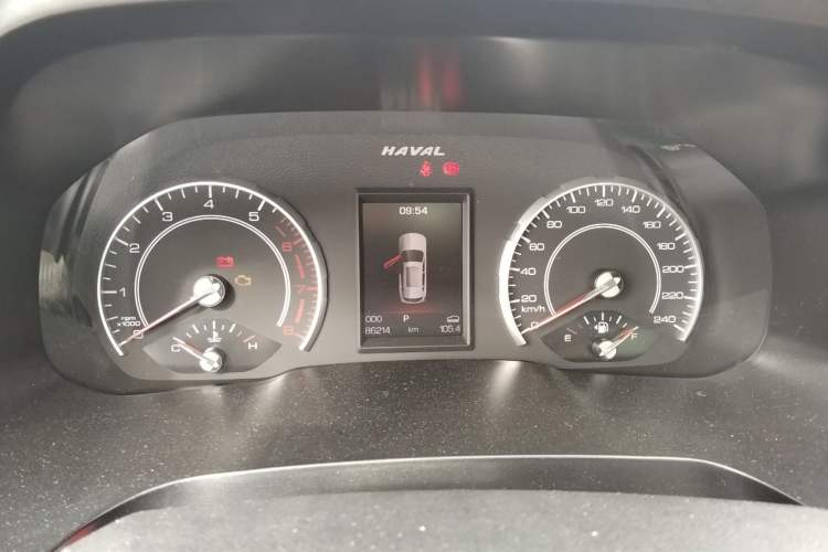 Used Haval H2s 2018 Blue Label 1.5T Dual-Clutch Elite Model Odometer Close Up