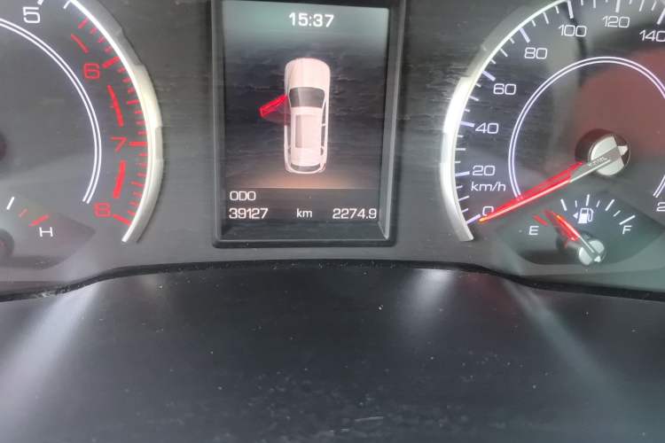 Used Haval H2s 2018 Red-Label 1.5T Manual Elite Model Odometer Close Up