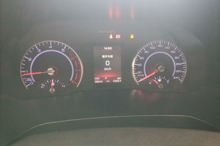 Used Haval H2s 2018 1.5T Dual-Clutch Fashion Edition Odometer Close Up
