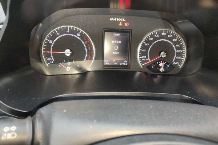 Used Haval H2s 2018 Blue Label 1.5T Dual-Clutch Elite Model Odometer Close Up