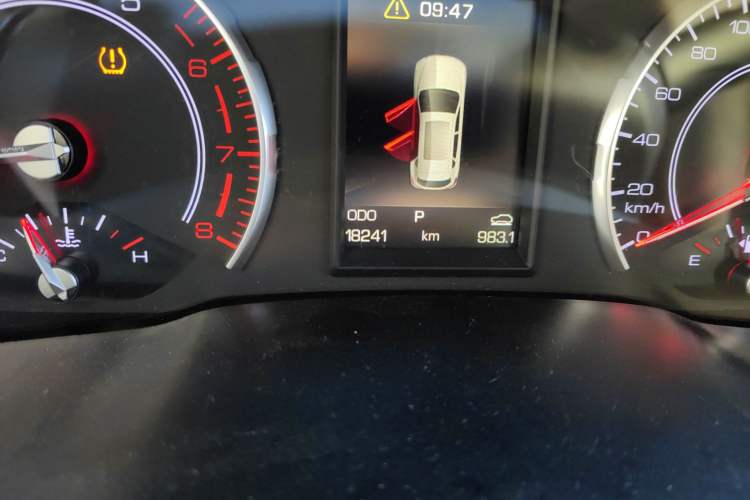 Used Haval H2s 2018 1.5T Dual-Clutch Fashion Edition Odometer Close Up
