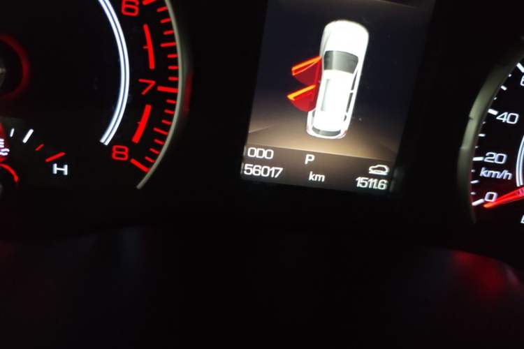 Used Haval H2s 2018 Red-Label 1.5T Dual-Clutch Luxury Model Odometer Close Up