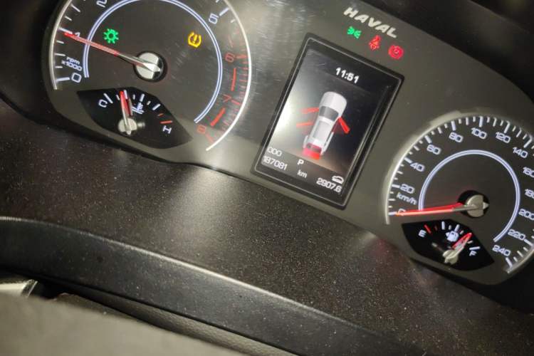 Used Haval H2s 2018 Blue Label 1.5T Dual-Clutch Luxury Model Odometer Close Up