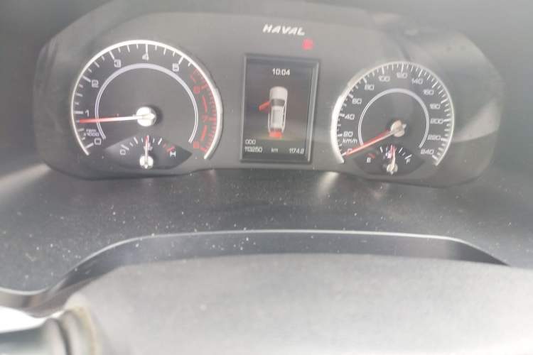 Used Haval H2s 2018 1.5T Manual Fashion Model Odometer Close Up