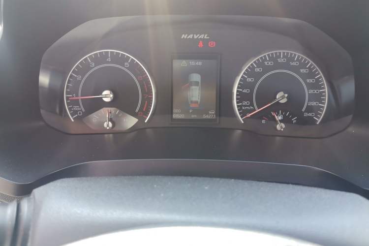 Used Haval H2s 2018 Red-Label 1.5T Dual-Clutch Fashion Edition Odometer Close Up