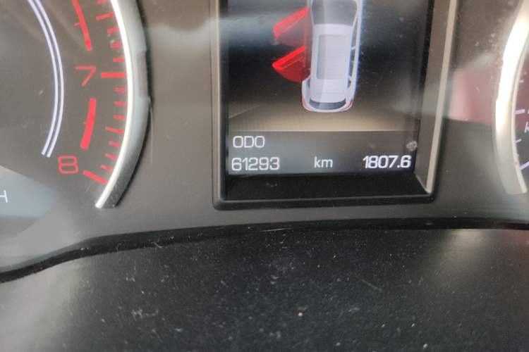 Used Haval H2s 2018 Red-Label 1.5T Manual Fashion Edition Odometer Close Up