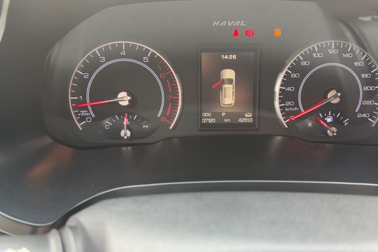 Used Haval H2s 2018 Red-Label 1.5T Dual-Clutch Fashion Edition Odometer Close Up