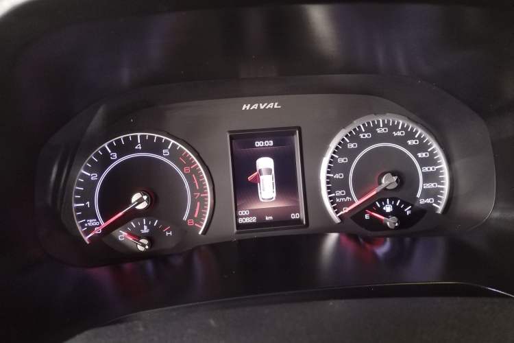 Used Haval H2s 2018 Blue Label 1.5T Manual Elite Model Odometer Close Up