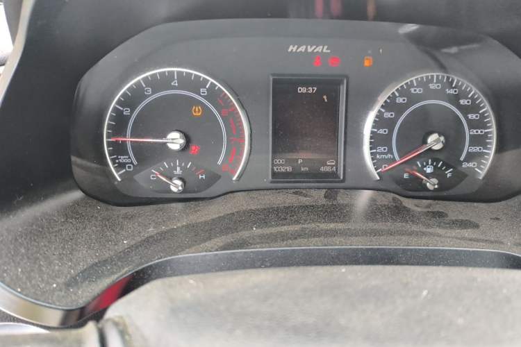 Used Haval H2s 2018 Red-Label 1.5T Dual-Clutch Luxury Model Odometer Close Up