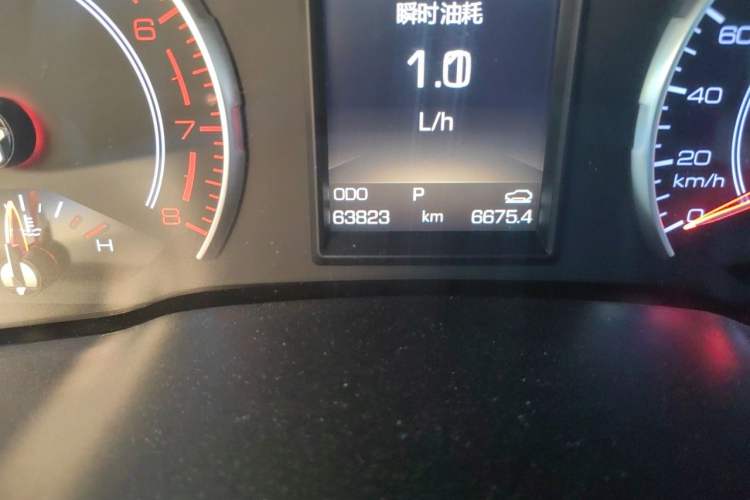 Used Haval H2s 2018 1.5T Dual-Clutch Fashion Edition Odometer Close Up