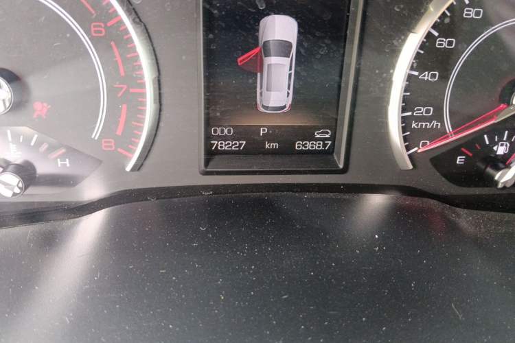 Used Haval H2s 2018 Blue Label 1.5T Dual-Clutch Fashion Edition Odometer Close Up