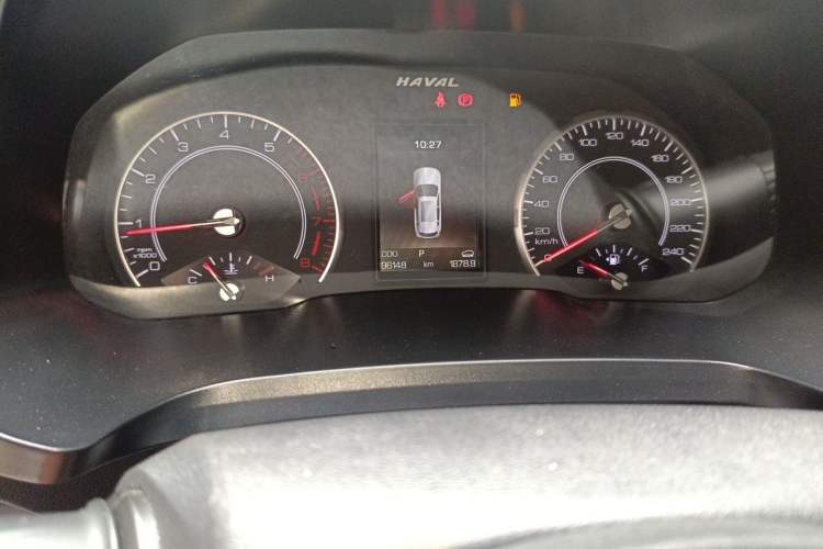 Used Haval H2s 2018 Blue Label 1.5T Dual-Clutch ZhiShang Model Odometer Close Up