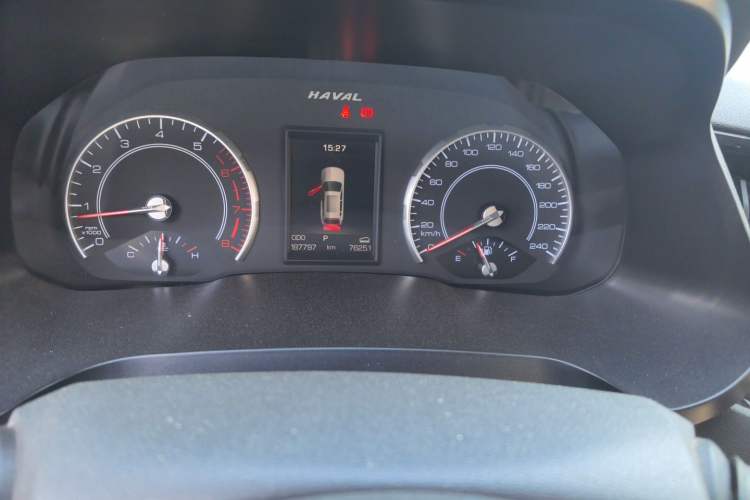 Used Haval H2s 2018 Blue Label 1.5T Dual-Clutch Luxury Model Odometer Close Up