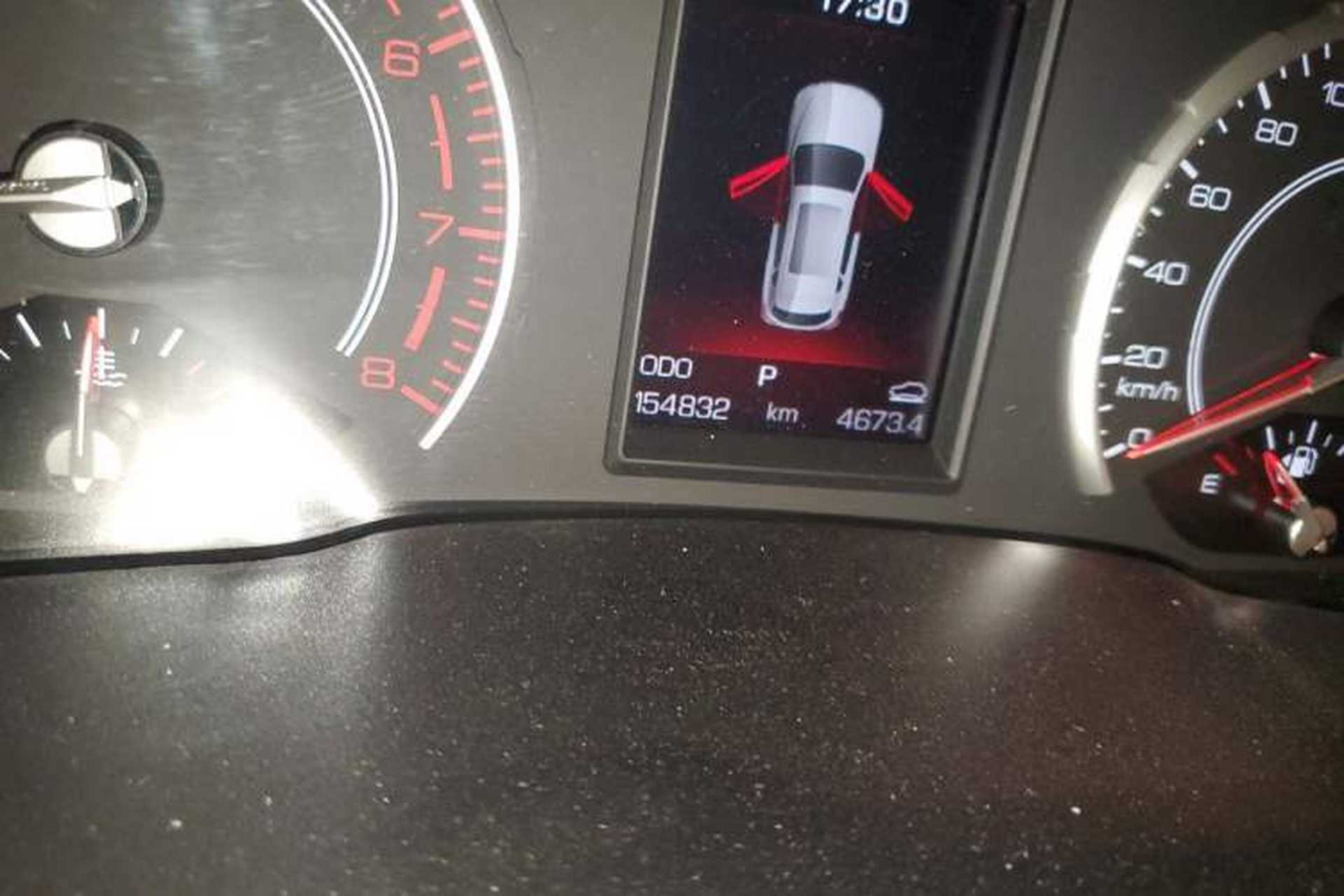 Used Haval H2s 2018 Blue Label 1.5T Dual-Clutch Elite Model Odometer Close Up