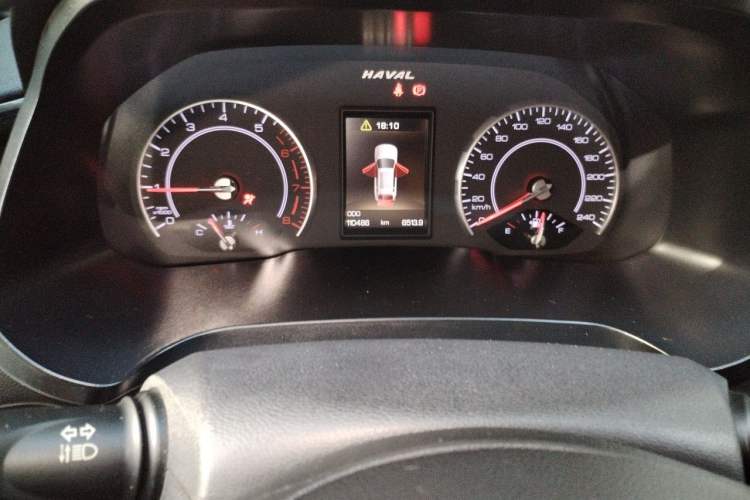 Used Haval H2s 2018 Red-Label 1.5T Manual Comfort Model Odometer Close Up