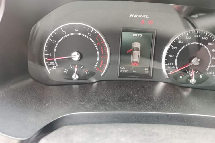 Used Haval H2s 2018 Blue Label 1.5T Dual-Clutch Luxury Model Odometer Close Up