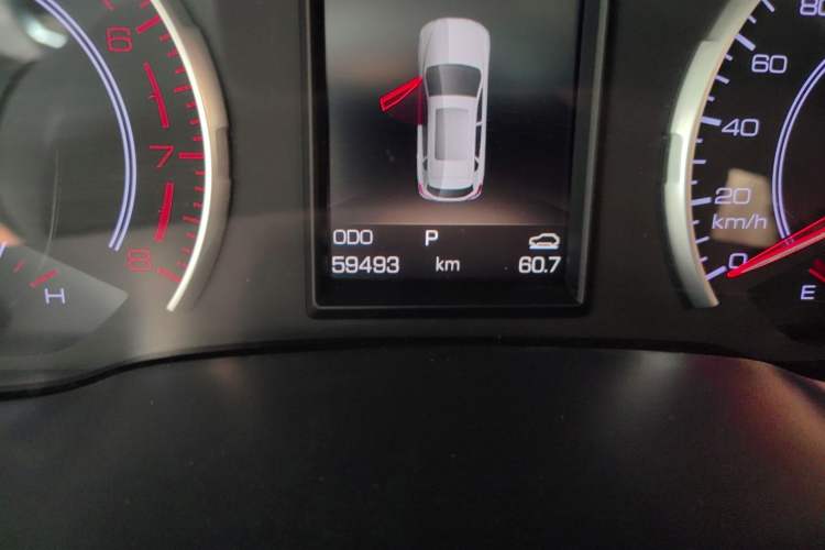 Used Haval H2s 2018 Red-Label 1.5T Dual-Clutch Luxury Model Odometer Close Up