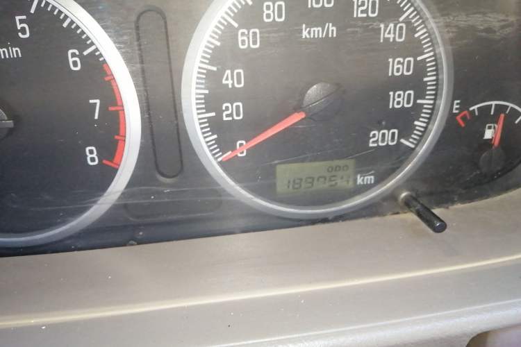Used Haval H3 2009 Ruiyi Edition 2.0L Luxury Model Odometer Close Up