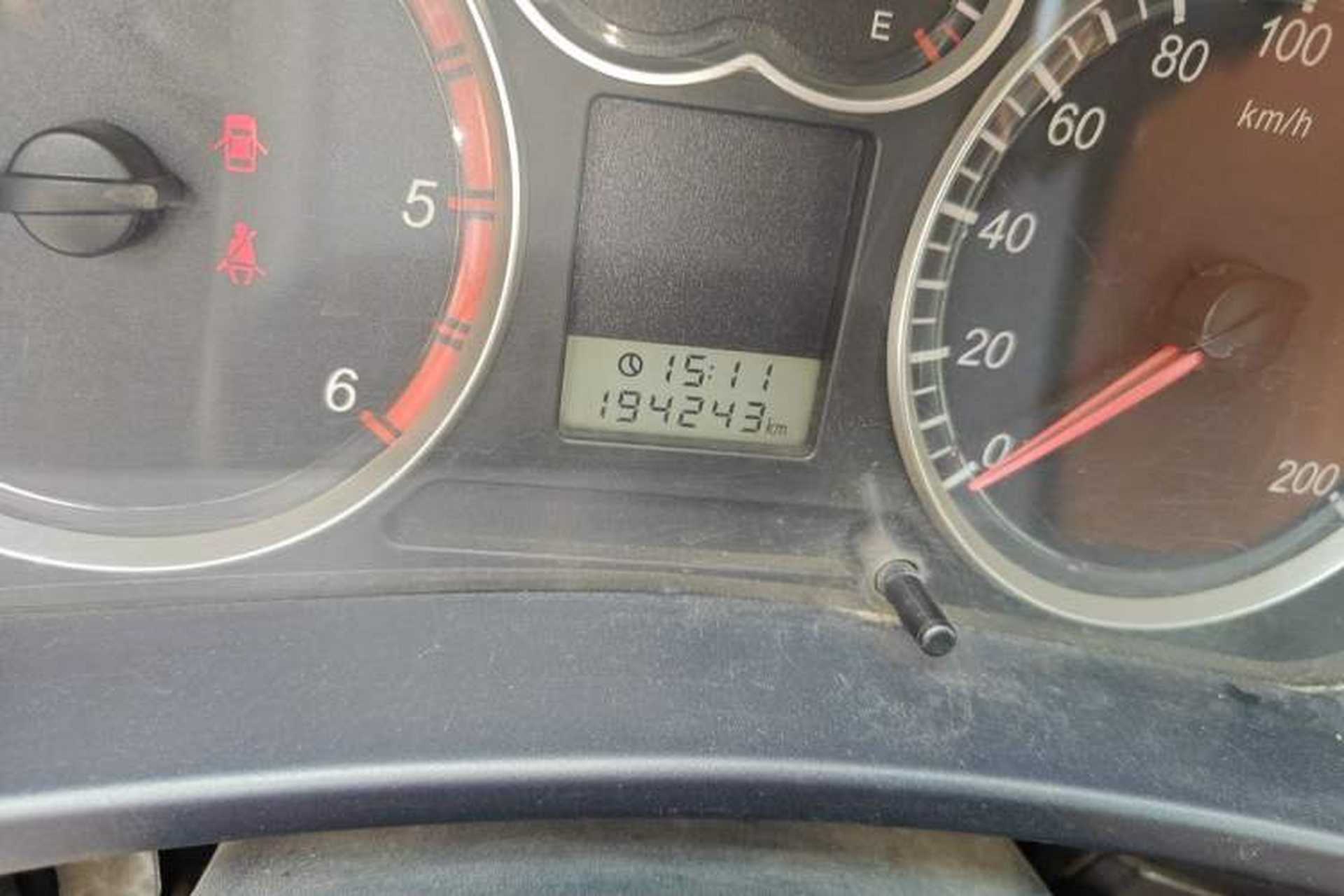 Used Haval H3 2010 Leading Edition 2.5 TCI Two-Wheel Drive Comfort Model Odometer Close Up