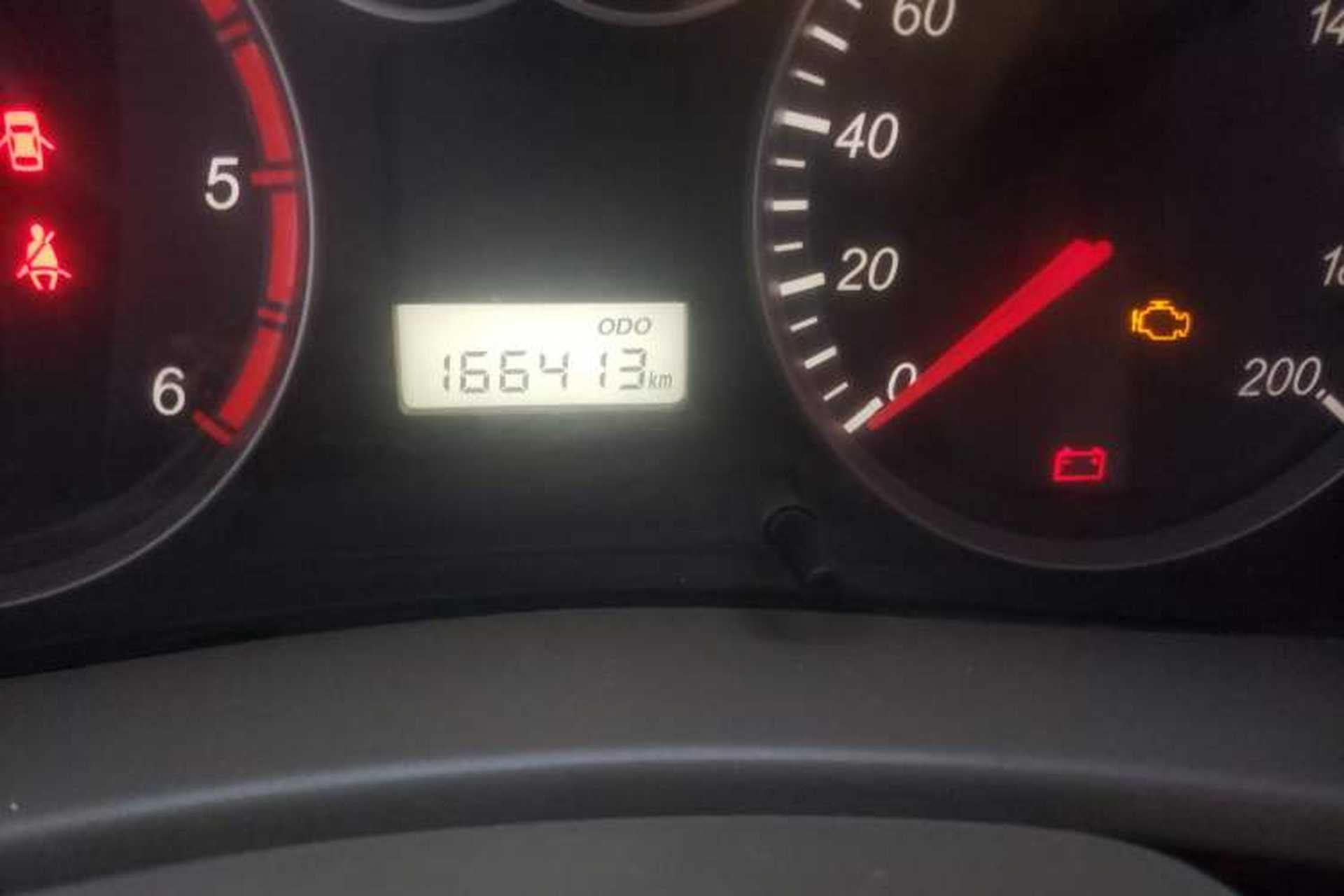 Used Haval H3 2010 Leading Edition 2.5 TCI Two-Wheel Drive Comfort Model Odometer Close Up