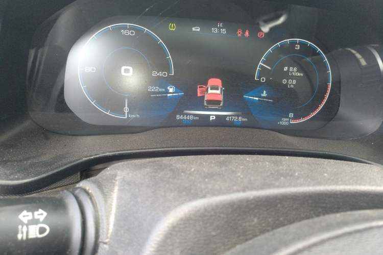 Used Haval H4 2018 Blue Label 1.5 GDIT DCT Fashion Edition Odometer Close Up
