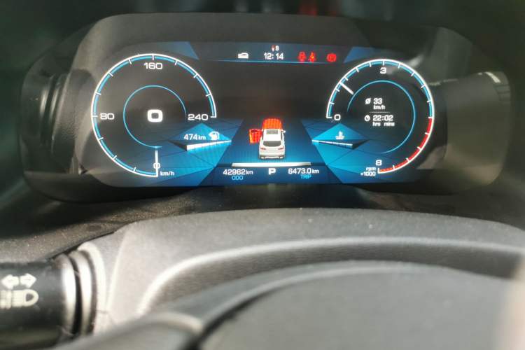 Used Haval H4 2018 Blue Label 1.5 GDIT DCT Fashion Edition Odometer Close Up