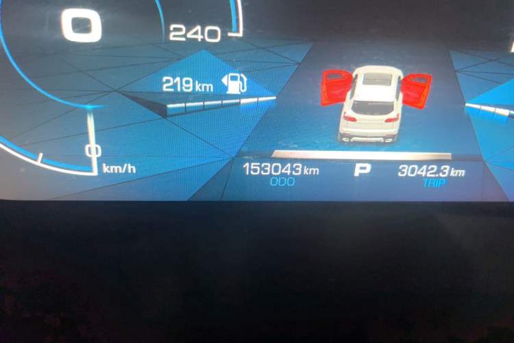 Used Haval H4 2018 Blue Label 1.5 GDIT DCT Fashion Edition Odometer Close Up