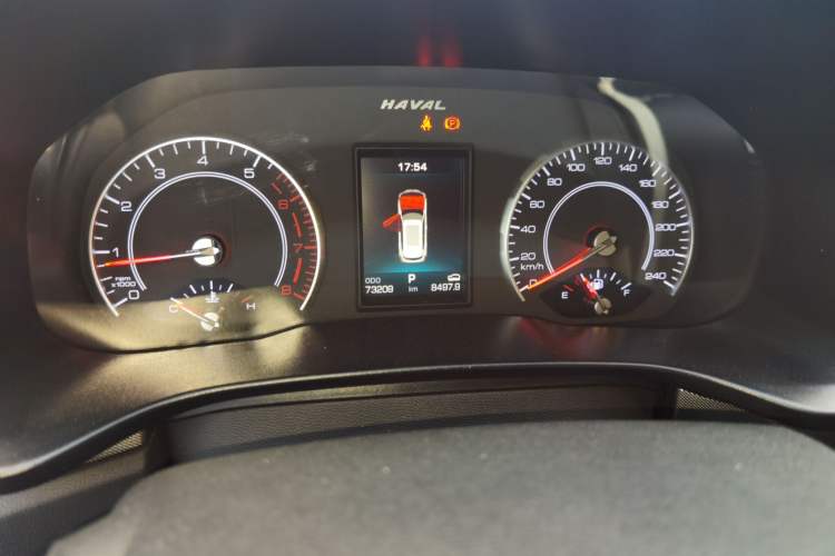 Used Haval H4 2018 Blue Label 1.3 GDIT DCT Fashion Edition Odometer Close Up