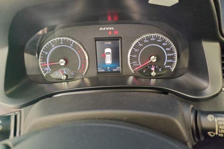 Used Haval H4 2018 Blue Label 1.5 GDIT DCT Fashion Edition Odometer Close Up