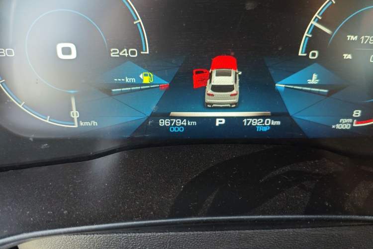 Used Haval H4 2018 Blue Label 1.5 GDIT DCT Fashion Edition Odometer Close Up