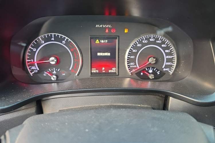 Used Haval H4 2018 Blue Label 1.5 GDIT DCT Fashion Edition Odometer Close Up