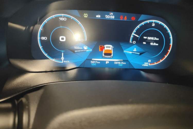 Used Haval H4 2018 Blue Label 1.5 GDIT DCT Fashion Edition Odometer Close Up
