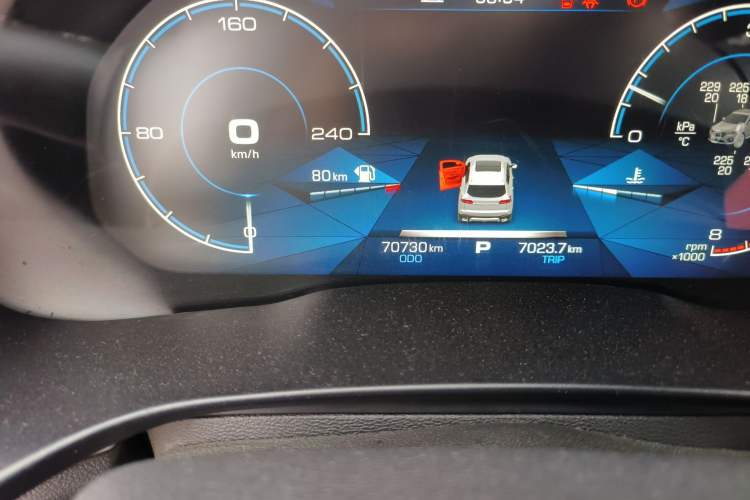 Used Haval H4 2018 Blue Label 1.5 GDIT DCT Fashion Edition Odometer Close Up
