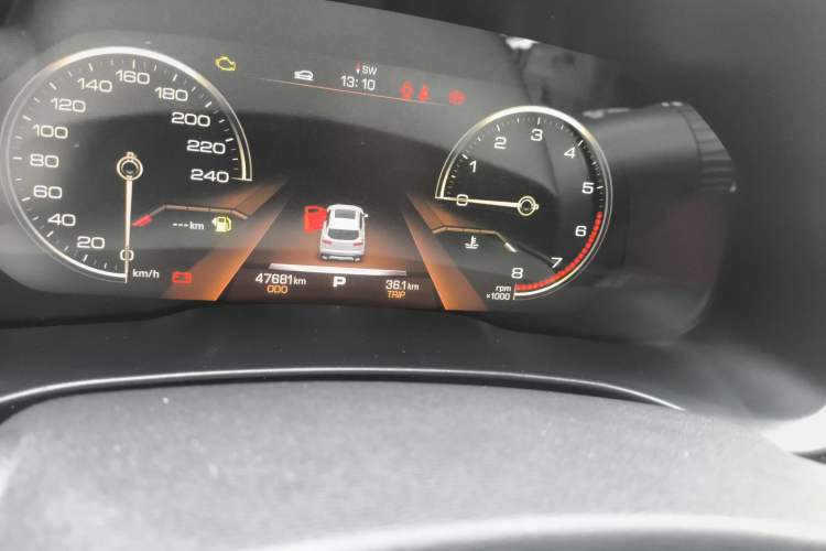Used Haval H4 2018 Blue Label 1.5 GDIT DCT Fashion Edition Odometer Close Up
