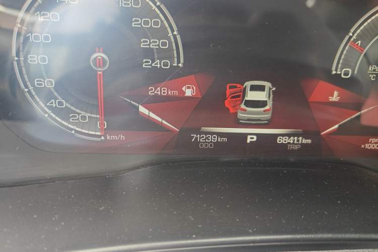 Used Haval H4 2018 Red-Label 1.5 GDIT DCT Fashion Edition Odometer Close Up