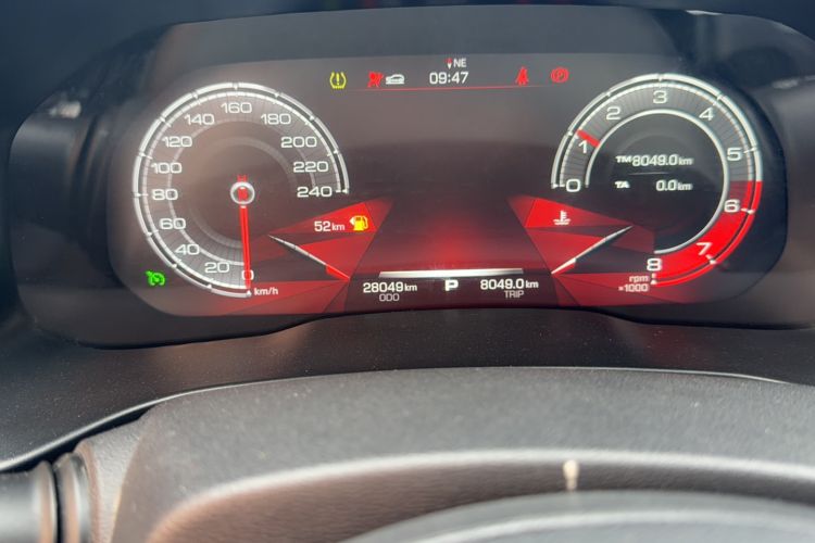Used Haval H4 2018 Blue Label 1.5 GDIT DCT Fashion Edition Odometer Close Up
