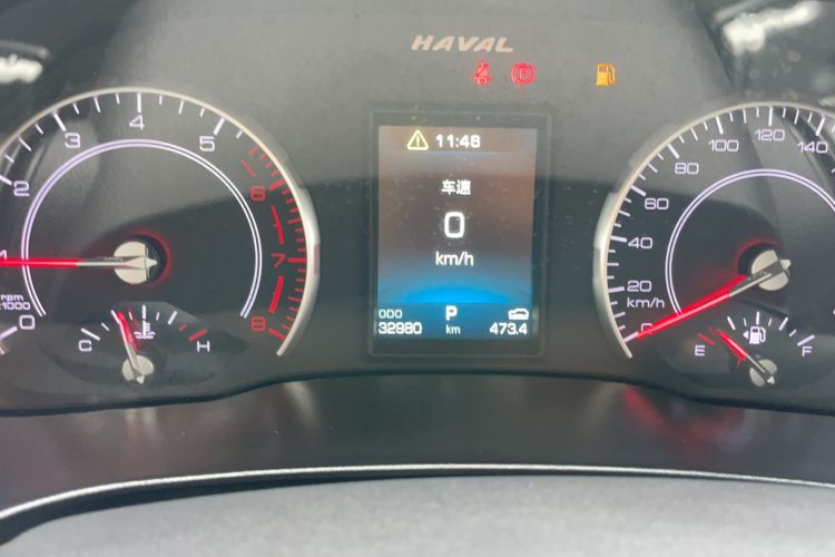 Used Haval H4 2020 Enjoy Edition 1.5T DCT Smart Odometer Close Up