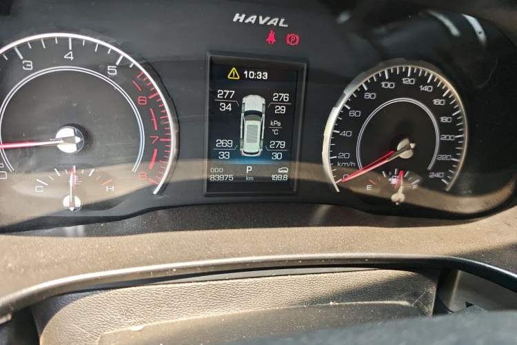 Used Haval H4 2020 Enjoy Edition 1.5T DCT Smart Odometer Close Up