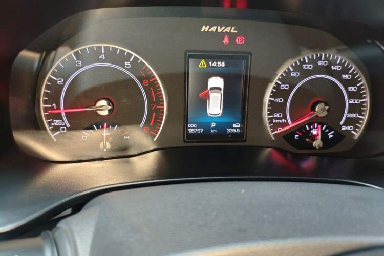 Used Haval H4 2020 Enjoy Edition 1.5T DCT Smart Odometer Close Up