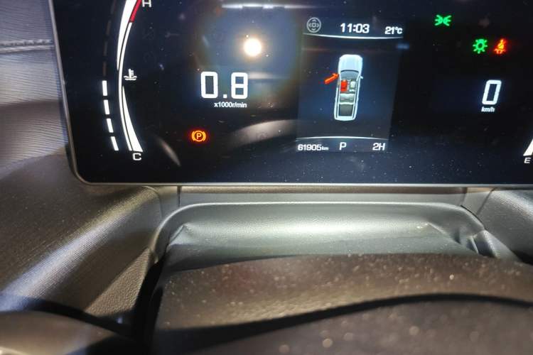 Used Haval H5 2023 2.0T Automatic All-Wheel Drive LinkedIn Gasoline Odometer Close Up