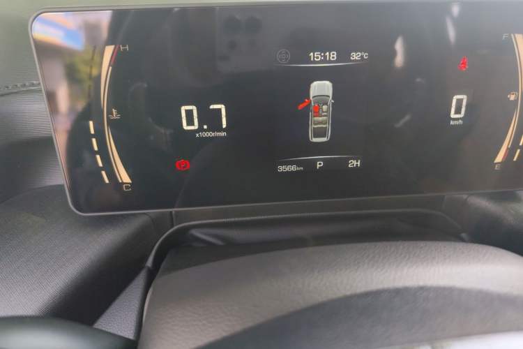 Used Haval H5 2023 2.0T Automatic All-Wheel Drive LinkedIn Gasoline Odometer Close Up