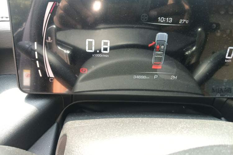 Used Haval H5 2023 2.0T Automatic All-Wheel Drive LinkedIn Gasoline Odometer Close Up
