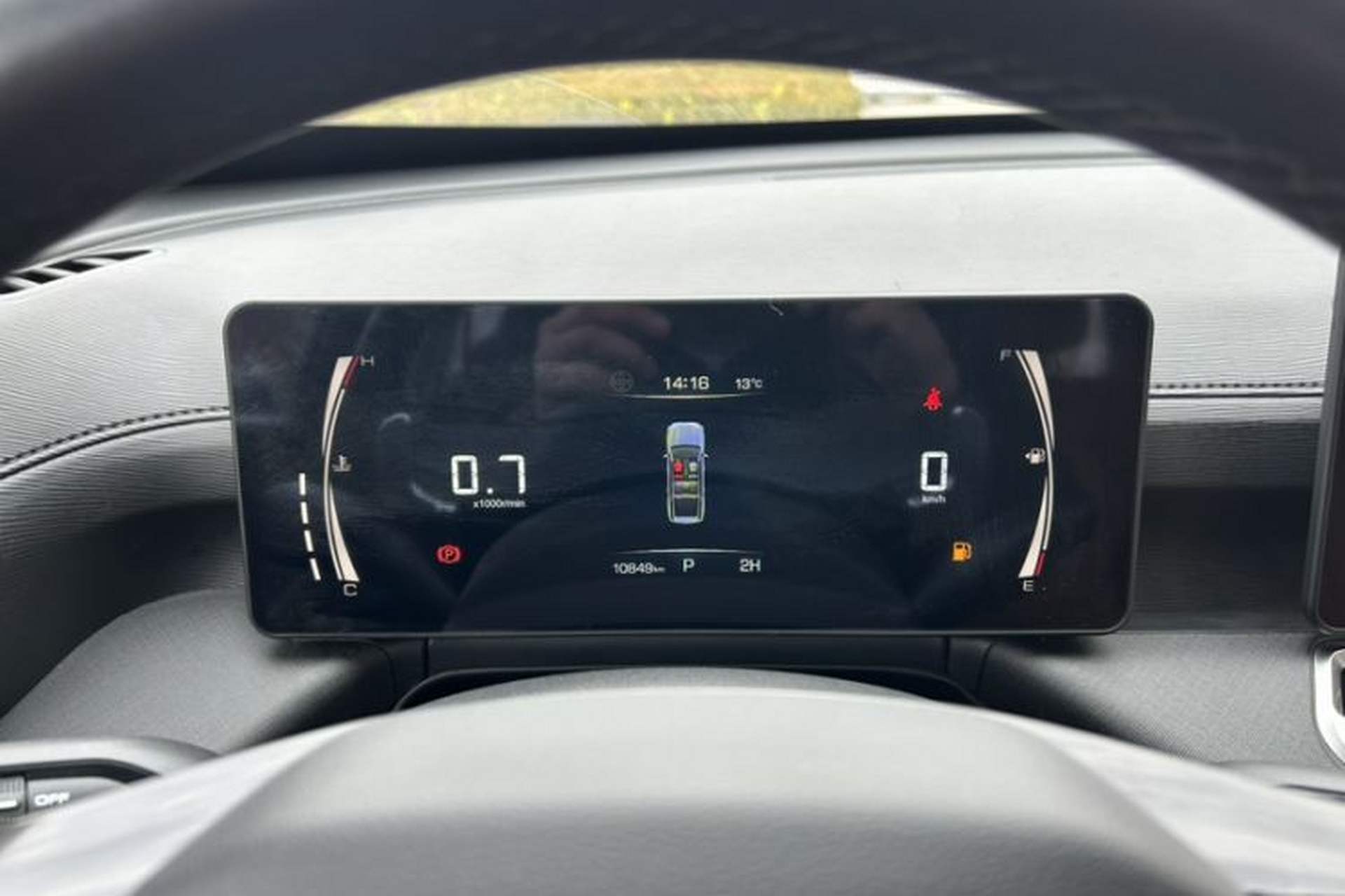 Used Haval H5 2023 2.0T Automatic All-Wheel Drive LinkedIn Gasoline Odometer Close Up