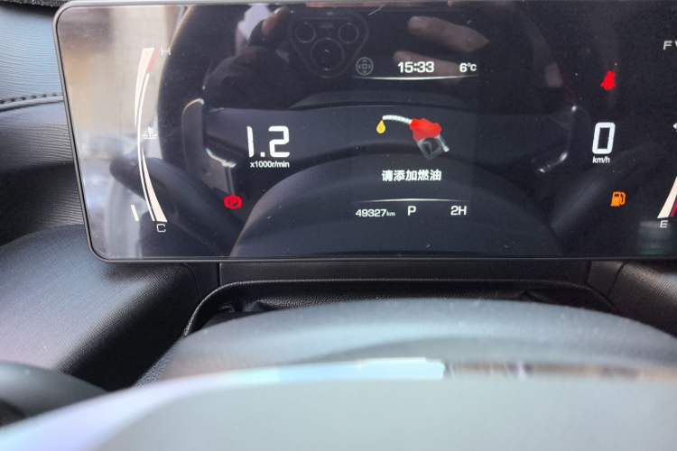 Used Haval H5 2023 2.0T Automatic All-Wheel Drive LinkedIn Gasoline Odometer Close Up